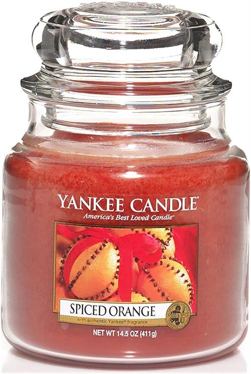 Yankee Candle Spiced Orange Medium Jar Retail Box