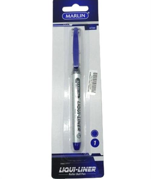 Marlin Liqui Liner Roller Ball Pen Blue Single –