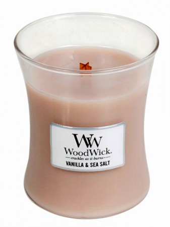 Woodwick Vanilla & Sea Salt Medium Jar Retail Box
