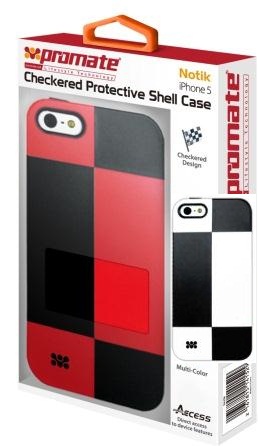 Promate Notik iPhone 5 Checkered Protective Shell