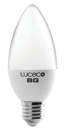 Luceco E14 Candle 3W Warm White 2 Pack LED 200