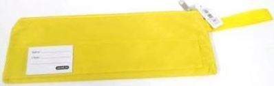MARLIN 1 POCKET PENCIL BAG-YELLOW