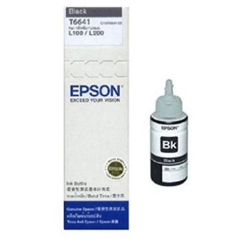 Epson T6641 Black Ink Bottle 70ml For L110 L300