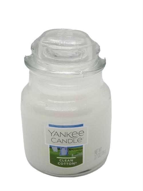 Yankee Candle Clean Cotton Small Jar Retail Box