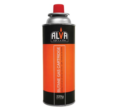 Alva 220g Butane Gas for Alva Stoves CCR101 and