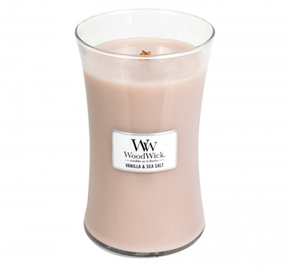 Woodwick Vanilla & Sea Salt Large Jar