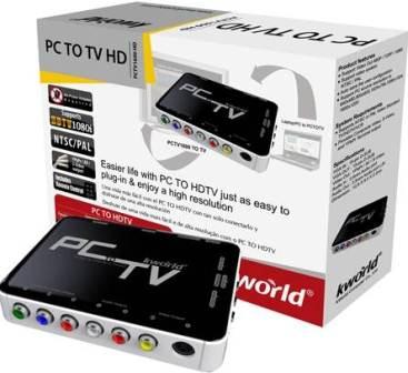 Kworld PC to TV Converter:Support video system