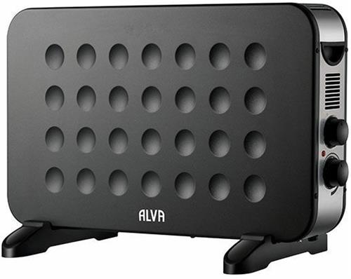 Alva Electric Convection Heater Black Retail Box