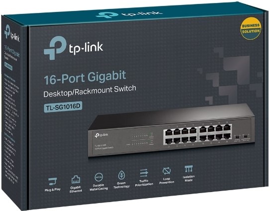 TP-Link 16-Port Gigabit Desktop Rackmount Switch