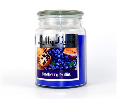 Lilly Lane Blueberry Muffin Scented Candle Large