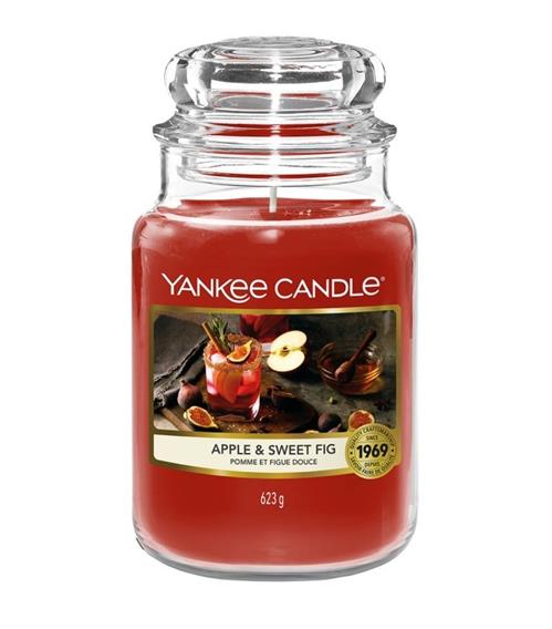Yankee Candle Apple & Sweet Fig Large Jar Retail