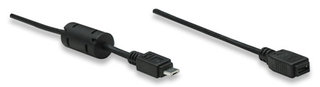 Manhattan Micro USB AM to Micro USB Female Cable