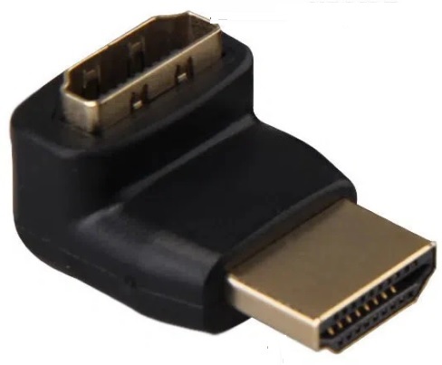UniQue HDMI Male To Female 90 Degree Adaptor