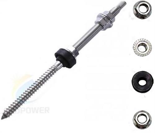 Solarix IBR Hanger Bolt Screw For D-RAIL 8mm