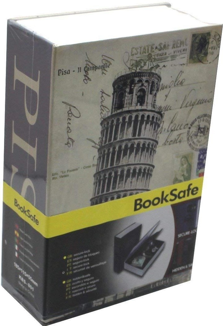 HOMESAFE PAPERBACK METAL BOOK SAFE PISA