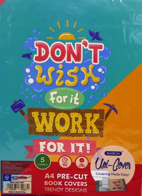 Marlin Kids Precut A4 Don’t Wish For Work Book