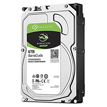 Seagate Barracuda 6TB SATA 6Gbps With 256MB Cache