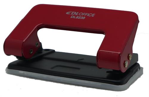 DLOffice Student Metal 2 Hole Punch Red