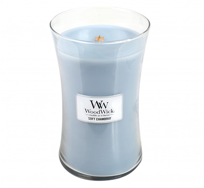 Woodwick Soft Chambray Large Jar