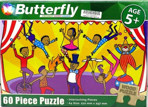 Butterfly 60Pc At The Circus Wooden Puzzle
