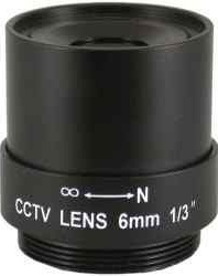 Securnix Lens 6MM Fixed, Retail Box , No Warranty